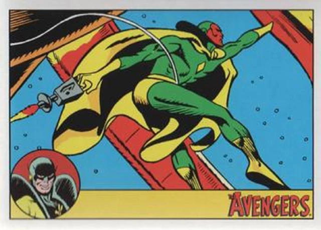 The Avengers: VISION (2015 MARVEL SILVER AGE) [NEAR MINT NM+] Card #64