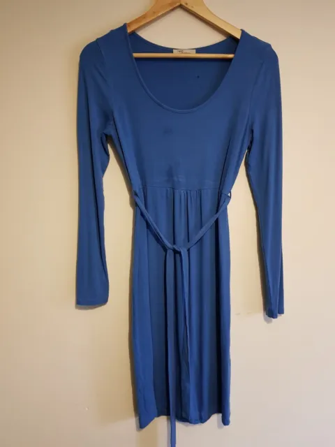 Next maternity Size 10 long sleeve dress - Blue