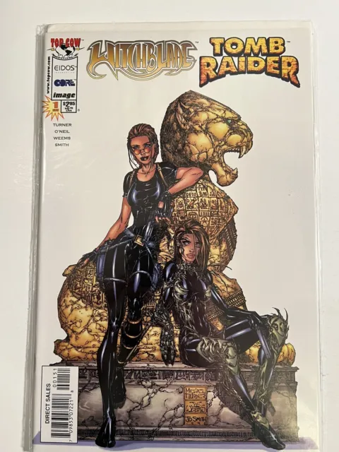 Witchblade/Tomb Raider Special #1B Michael Turner Variant (Top Cow/Image 1998)