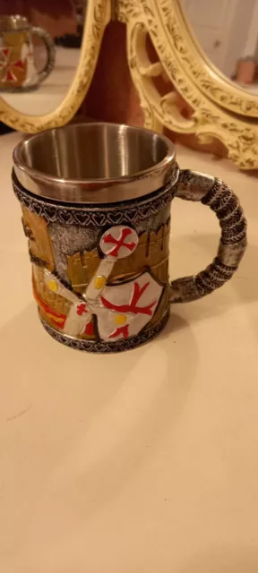 Knights Templar Tankard Ideal At The Festive Board Compliment Your Templar Items