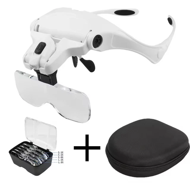 Lente D'Ingrandimento Da Occhiali Labo Clip - 4 Lenti 1.5X/2X/2.5X/3X Per Lavori Di Precisione - Foto 9