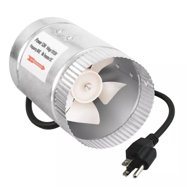 iPower 4 Inch Booster Inline Duct Vent Blower Exhaust and Intake HVAC Fans