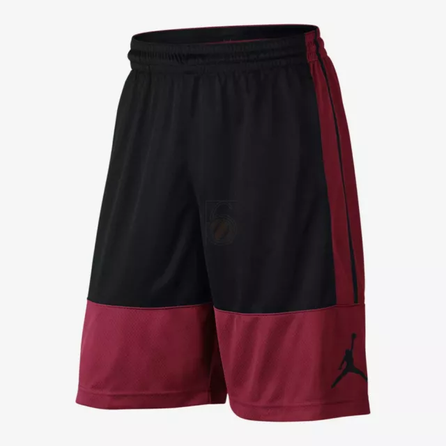 Jordan Rise Solid basketball shorts by Nike - adult S in red & black