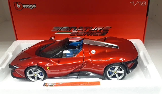 Ferrari Daytona Spyder 1969 – Mattel 1/18 Rouge (occasion, Boîte D'origine)