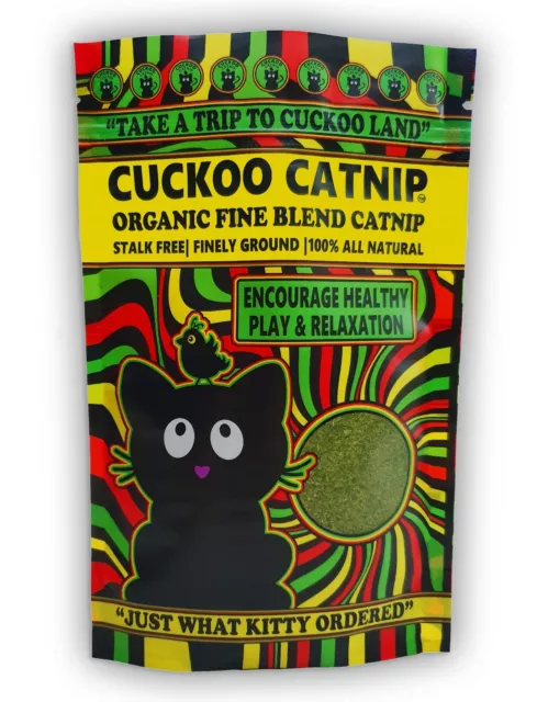 Cuckoo Catnip - Organic Fine Blend Stalk Free 100% Natural 50g