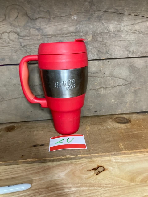 BUBBA KEG 34Oz TRAVEL MUG Stainless Steel Insulated Pink ish With Handle 2