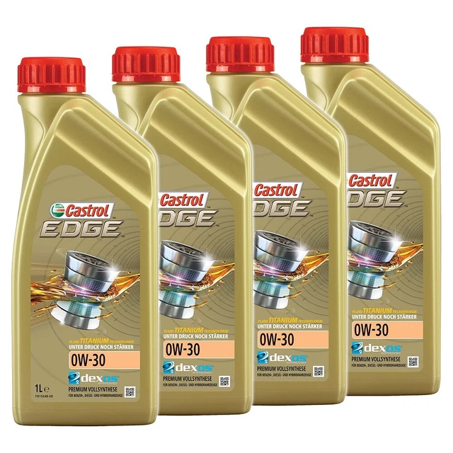 4X1 LITER CASTROL Edge Fluid Titan 0W-30 Motoröl Für Renault Rn0700 ...