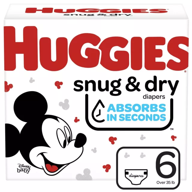 Huggies Snug & Dry Diaper, Size 6, Kimberly Clark 51470, 19 Count