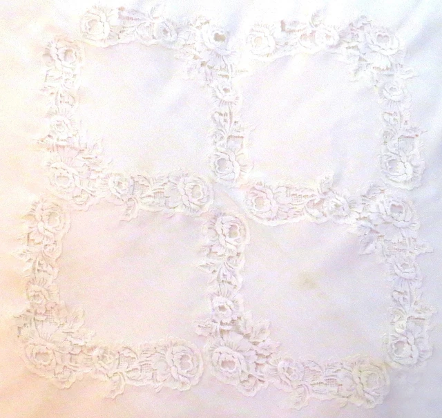 Nappe Ovale Jaune Brodée Et 8 Serviettes Assorties Batik - Coton/polyester - Nappe D'occasion, Serviettes Neuves