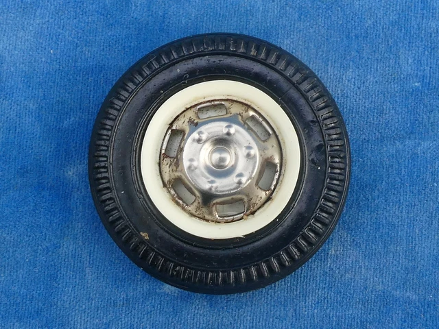 Roue De 35 Mm Avec Enjoliveur Joustra Vintage - Pour Jouet Ancien, Pièce D'origine
