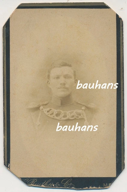 CDV Metz Offizier um 1900 (c887)