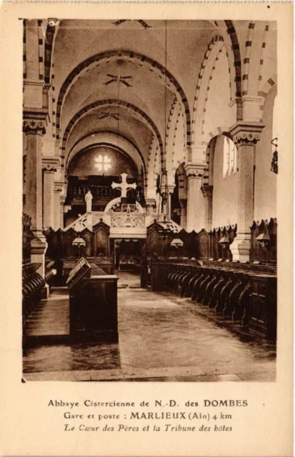 CPA AK Abbaye Cistercienne de N D. des Dombes MARLIEUX 4km. (485090)