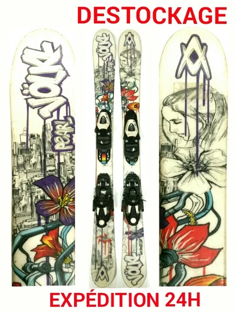 Ski Enfant VOLKL RACE TIGER 80 Cm Avec Fixations – Occasion Piste Loisir