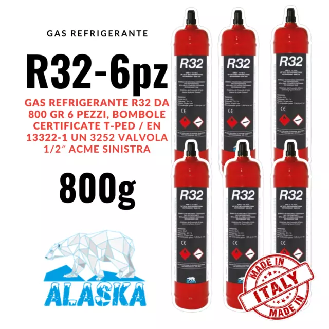 Gaz R32 Refroidissement Recharge Pour Conditionneurs D'Air 6 Décantation R32