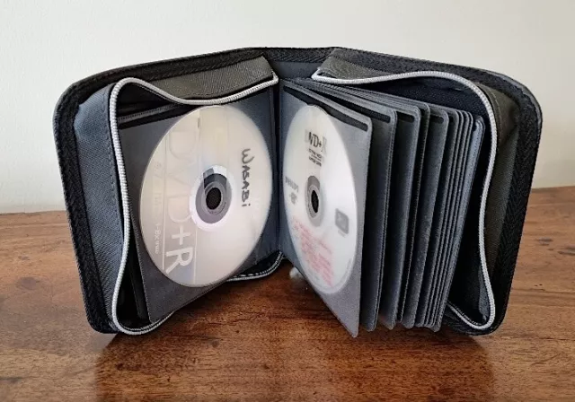 80 CD VCD DVD Classeur Rangement Boite Pochette Etui Range Sac Sacoche  enitec