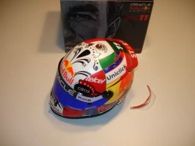 F1 Sergio Perez Helm  helmet  Mexico GP 2022 in 1:2 OVP