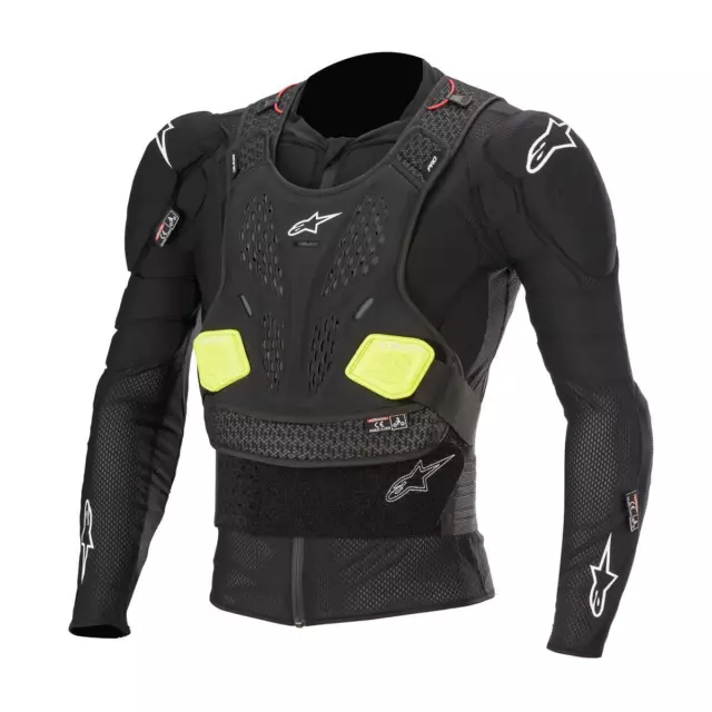 Alpinestars Protektorjacke Bionic Pro V2 Schwarz/Neon Gelb