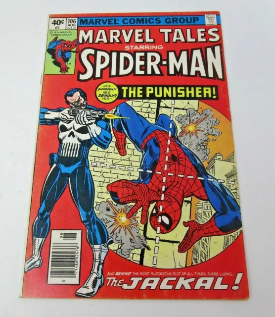 Marvel Tales #106 1979 [VG/FN] 1st App Punisher Reprint Key Spider-Man ASM