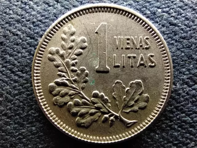 Lithuania Republic (1918-1940) 1 Lita .500 Silver Coin 1925