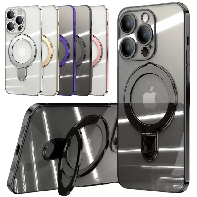 Mag Safe Magnetic Plating Case Shockproof For iPhone 14 15 Pro Max 13 12 11  XS 8