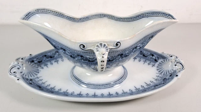 Boch Mettlach Villeroy Und Boch Stempel Bedeutung VILLEROY& BOCH METTLACH " Lina " antike Sauciere 1tlg.- grüner Stempel