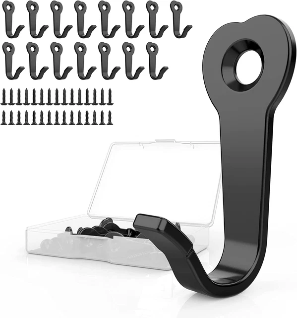 15Pack Heavy Duty Iron Wall Coat Hook | Coat Hanger Hooks | Hooks for Wall | Mug