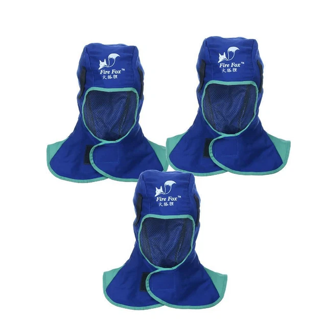 Casque  ignifuge 3x soudant la nuque avec capuchon protecteur