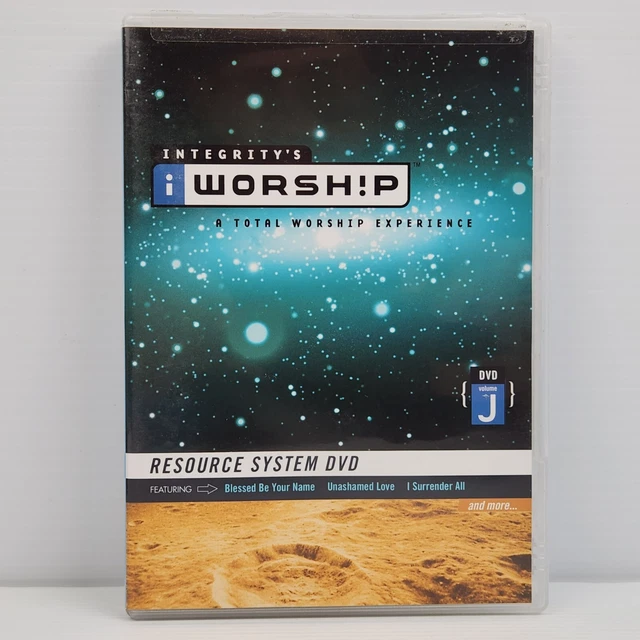 Integrity's iWorship Resource System DVD Volume J Religious Christian Reg 1