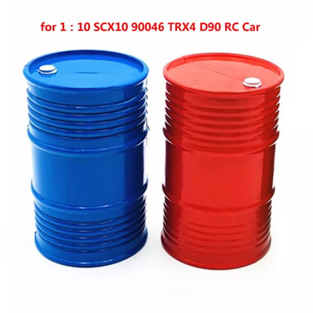 1:10 RC Car Accessory Nylon Oil Barrel Decoration Part for SCX10 90046 TRX4 D90