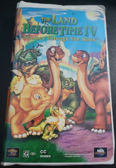 THE LAND BEFORE Time IV: Journey Through the Mists (VHS, 1996 ...