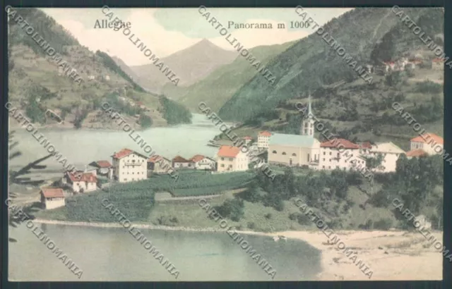 Belluno Lago di Alleghe cartolina LQ9595