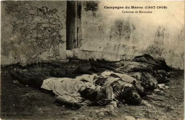 CPA AK Campagne du Maroc (1907-1908) Cadavres de Marocains MAROC (738589)