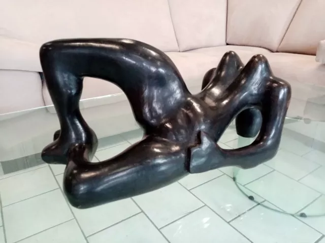 Scultura statua ceramica nudo di donna 50 cm design 1960 - 1970 2