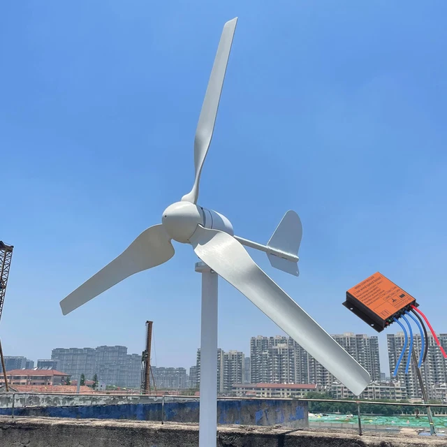 ARMYJY 200W Windgenerator - Bürstenloser 3-Phasen Stromerzeuger Für Wind, Wasser & Handbetrieb