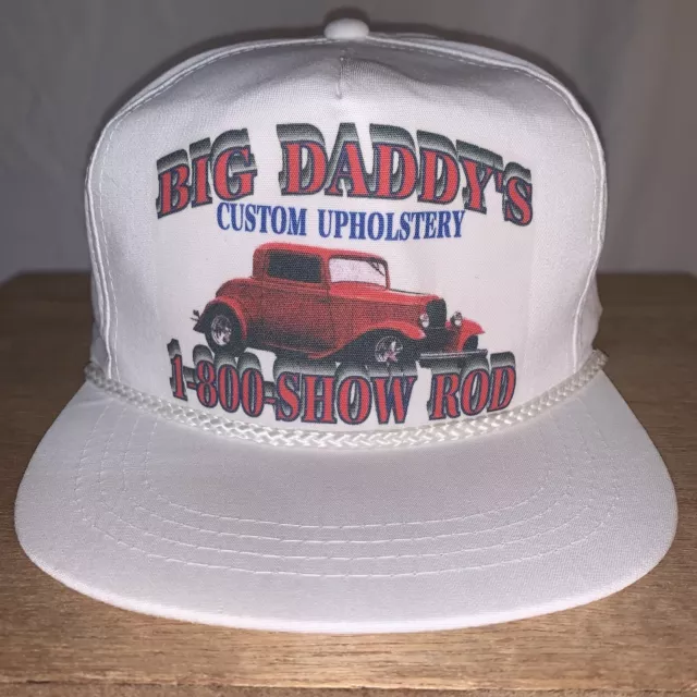 Big Daddy’s Custom Upholstery Vintage SnapBack Hat. $40..OBO