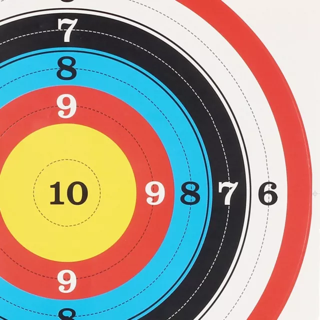 Clear and precise archery target stickers optimal practice (60 characters)