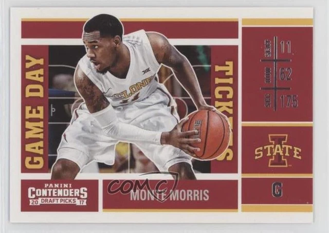 2017-18 Panini Contenders Draft Picks Game Day Tickets Monte Morris #30