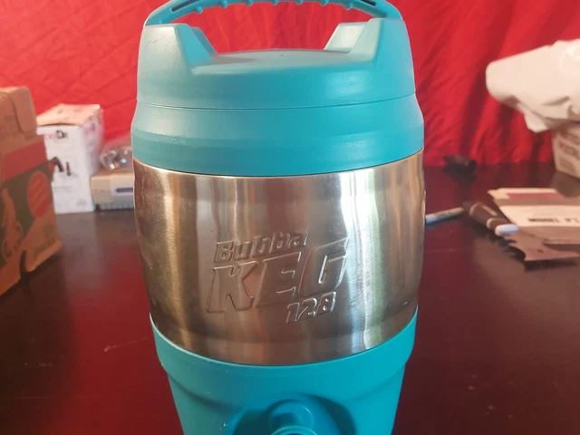 Bubba Keg 128oz 3.8L Stainless Steel Turquoise Large Thermos w Spout