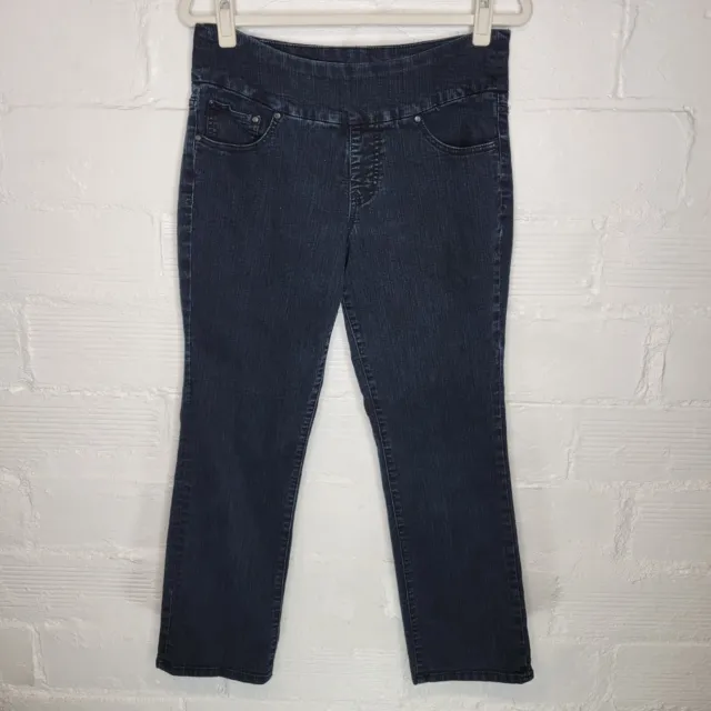 Jag Jeans Women's Size 12P Petite Jeans High Rise Straight Leg Pull On