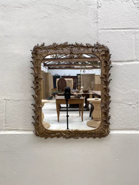 Antique Foliate Wall Mirror