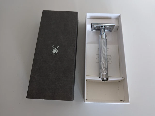 MÜHLE Traditional Rasierhobel R89 GRANDE NEU geschlossener Kamm