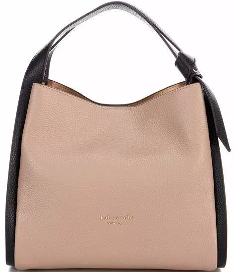 Kate Spade Knott Colorblocked Leather Medium Crossbody Tote, Kraft Paper Multi