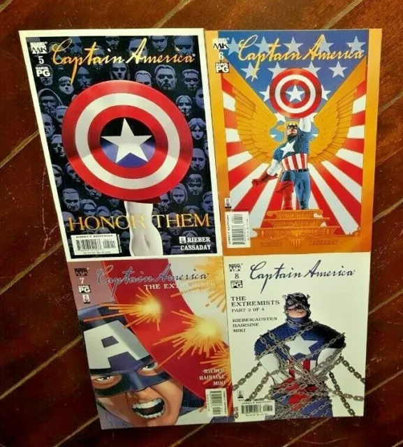 Captain America #5 thru #8, (Marvel Knights, 2002/03): Free Shipping!