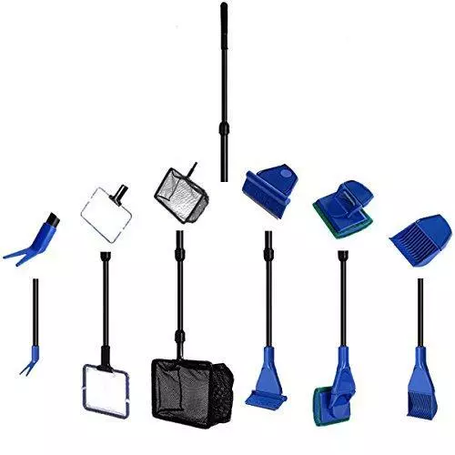 JZMYXA Aquarium Fish Tank Clean Set, Aquarium Cleaning Kit for Fish Tank Long