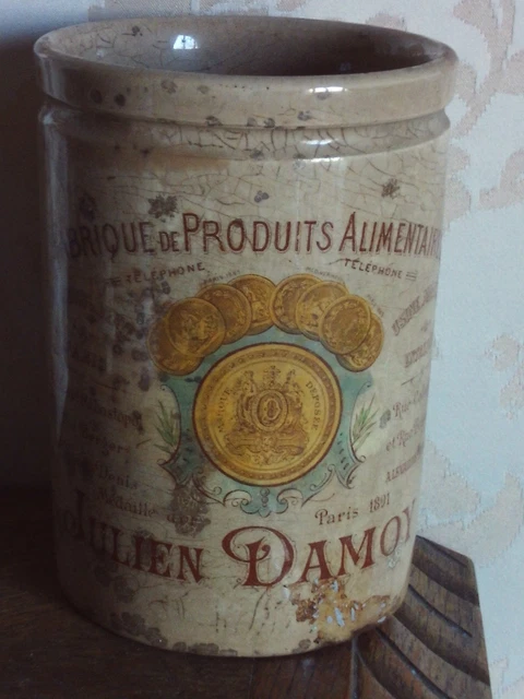 Paire de 2 pots à confiture anciens 500 ml