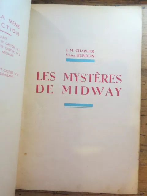 Les aventures de Buck Danny. Tome 2. Les mystères de Midway. EO 1948, très rare 2