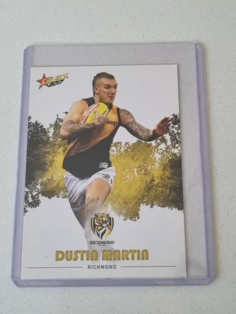 Dusty Dustin Martin Richmond Tigers  AFL 2017 card Teamcoach select