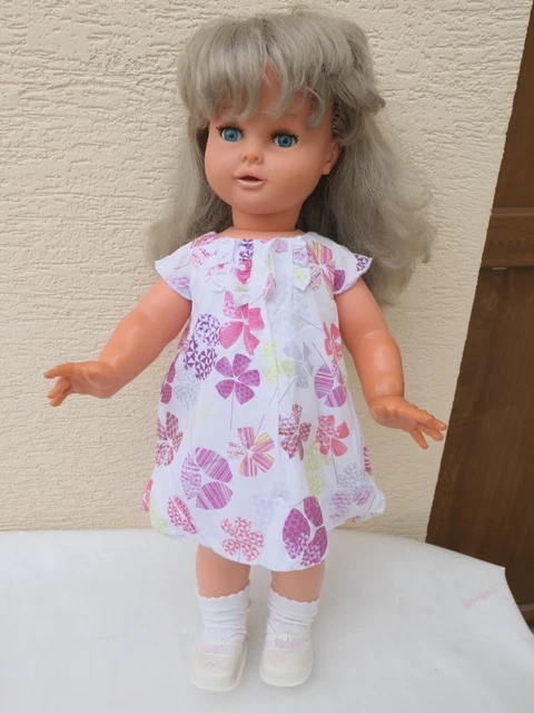 Poupée Raynal Vintage 58 Cm – Années 1960 – Fabriquée En France – Bon état