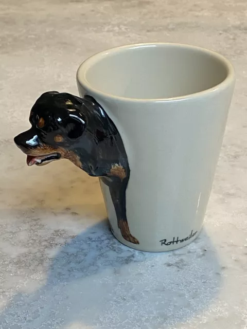 Blue Witch Rottweiler Keramik 3D Tee Kaffeetasse Becher - Minute Chip On Tonge