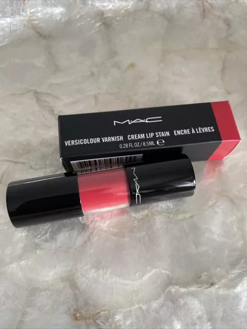 Mac Versicolour Laca Crema Tinte Labial 8.5ml Prueba A Pare Me 105 Nuevo en Caja